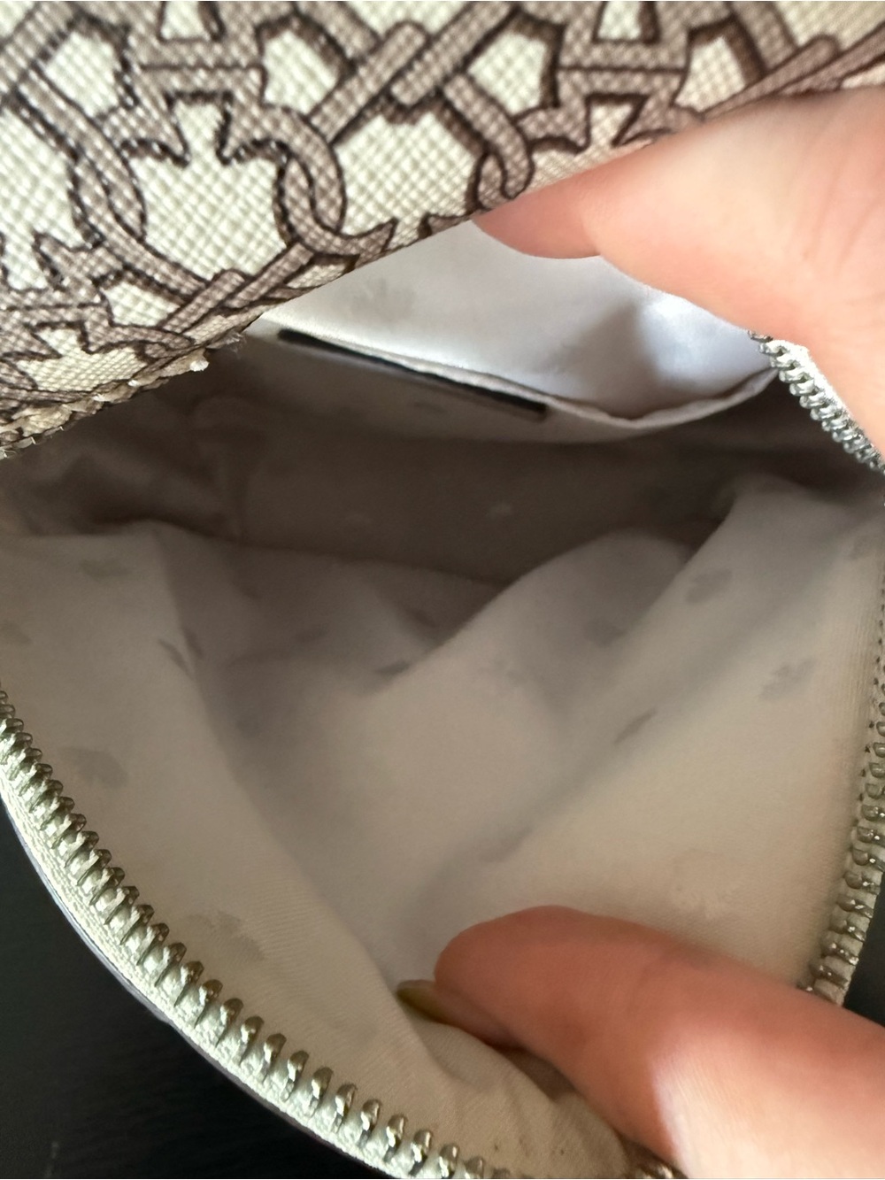 kate spade Taupe & Cream Monogram Mini Backpack - Picture 3 of 3